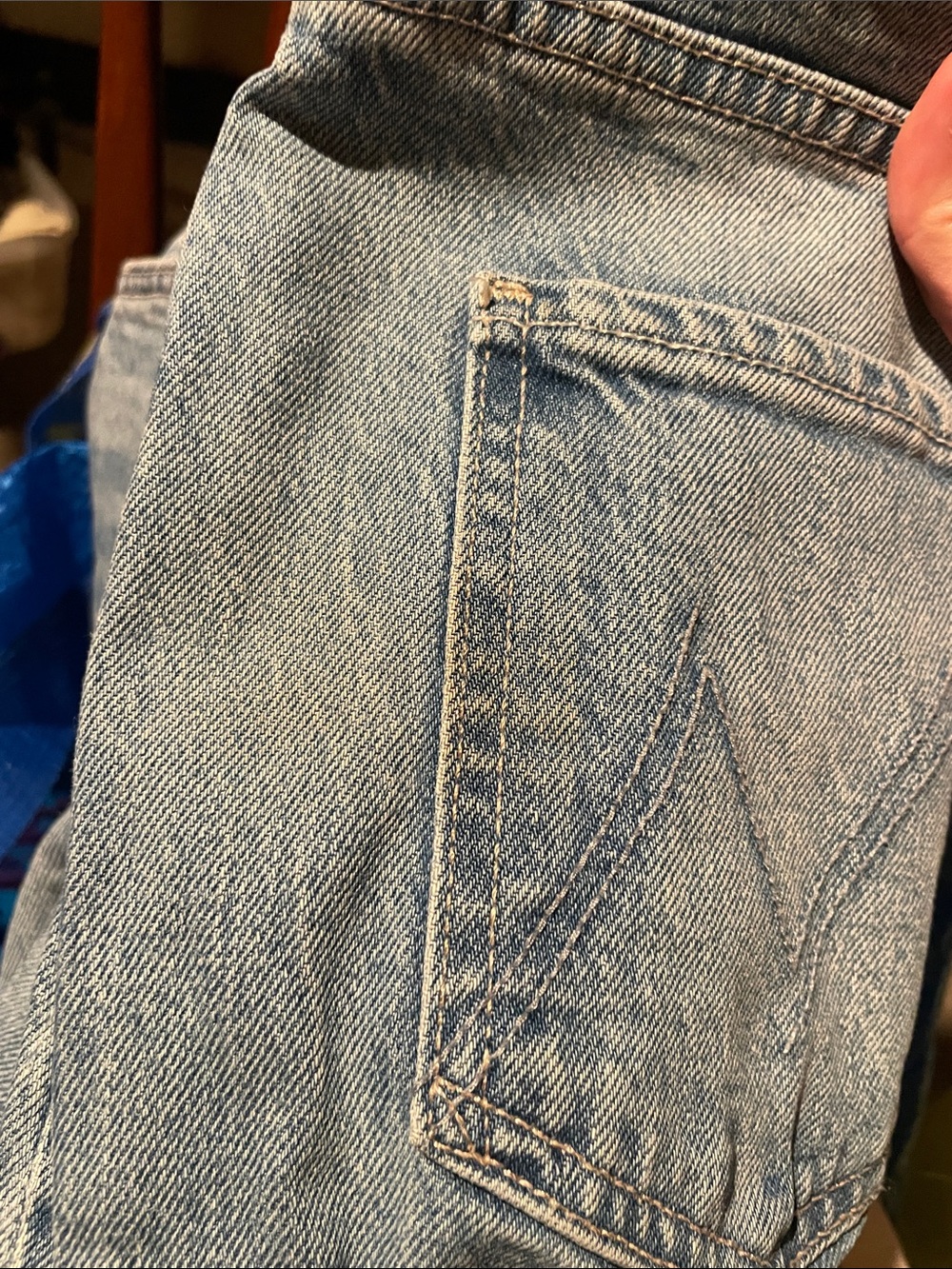 MOTHER The Maven Ankle Mid-Rise Straight Wide Leg Jeans $228 - Picture 8 of 8